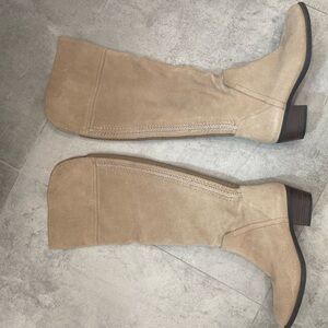 Vince Camuto Tan Over the Knee Boots